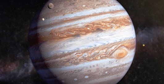 NASA опубликовало новый снимок атмосферы Юпитера