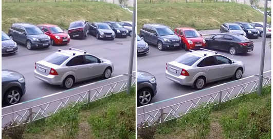 Богиня парковки: девушка разбила четыре авто пытаясь выехать