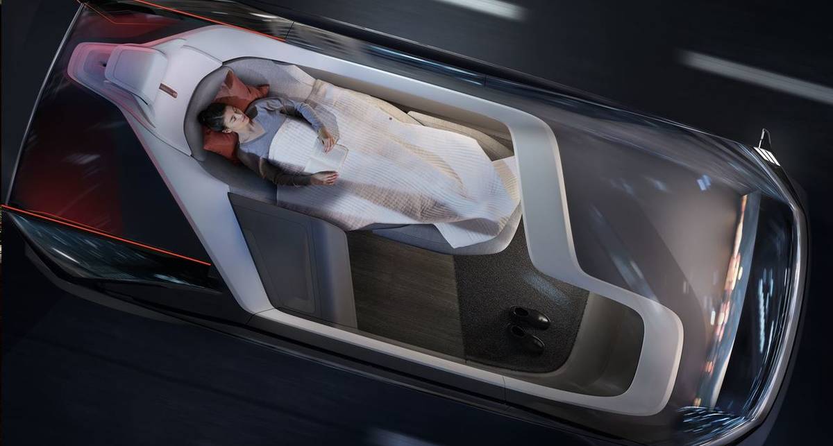 Беспилотный электромобиль с кроватью: Volvo показал концепт