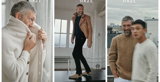 Венсан Кассель в стильной фотосессии для Vogue Korea