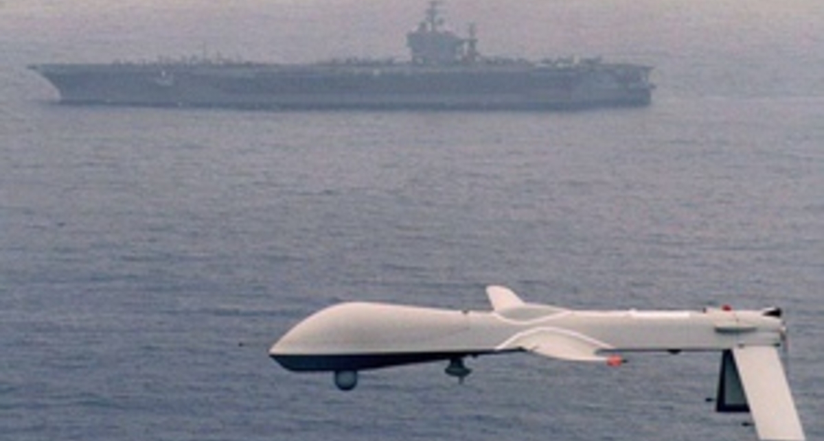 США впервые сбили лазером беспилотник над морем