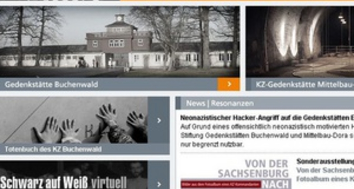 Хакеры взломали сайт Бухенвальда