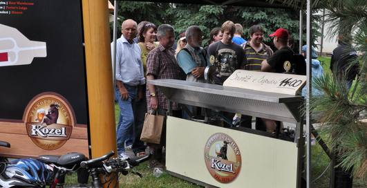 Чешский Kоzel устроил пивной фестиваль