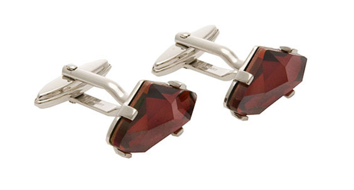Запонки под цвет бургундского