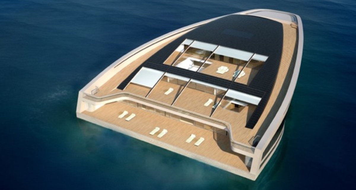 Игрушка дня: яхта размерами с остров