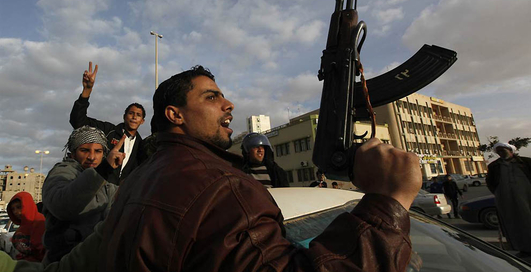 Ливийские безобразия: Каддафи на мыло!