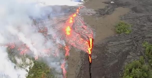 Гавайский Армагеддон: лава хлещет через край