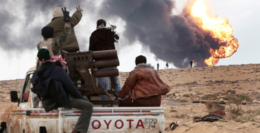 Каддафи побеждает: кровавые бомбежки в Ливии