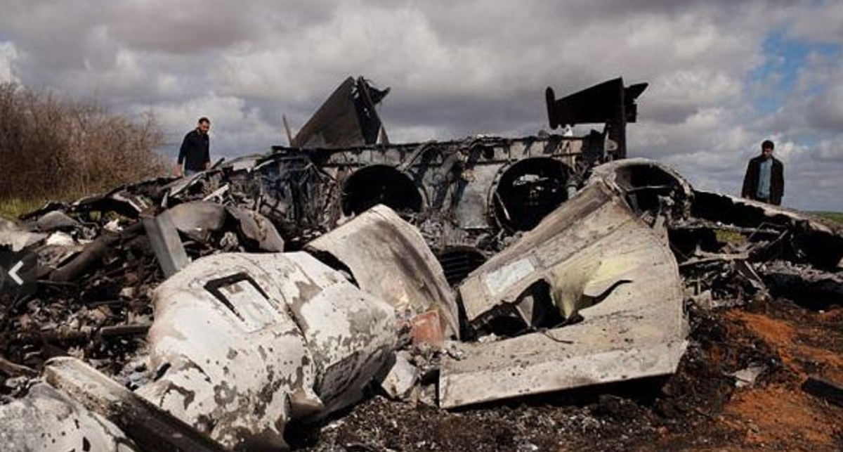 Падший ангел смерти: в Ливии разбился F-15