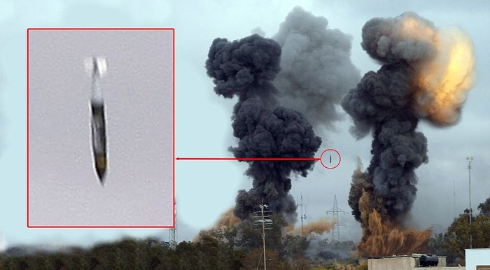 Как бомбили резиденцию Каддафи