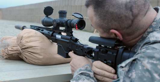 Новая снайперская винтовка: раз – и в глаз