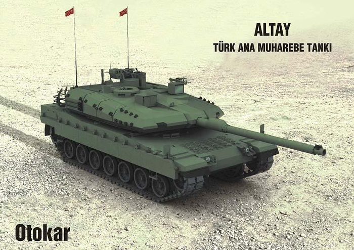Танк Алтай: сделано в Турции
