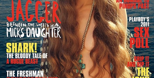 Satisfaction: дочка Мика Джаггера в Playboy