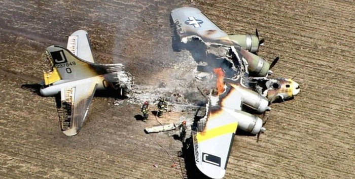 В США сгорел раритетный «бомбер»