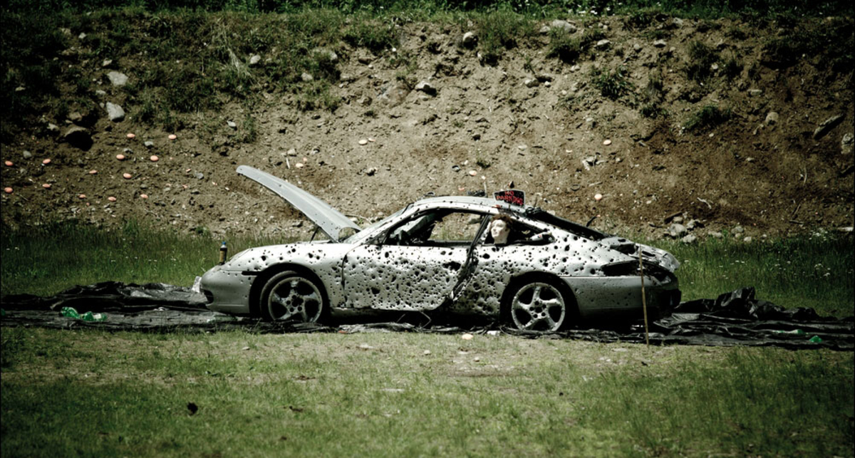 Казнь за $100 тысяч: расстреляй свой Porsche
