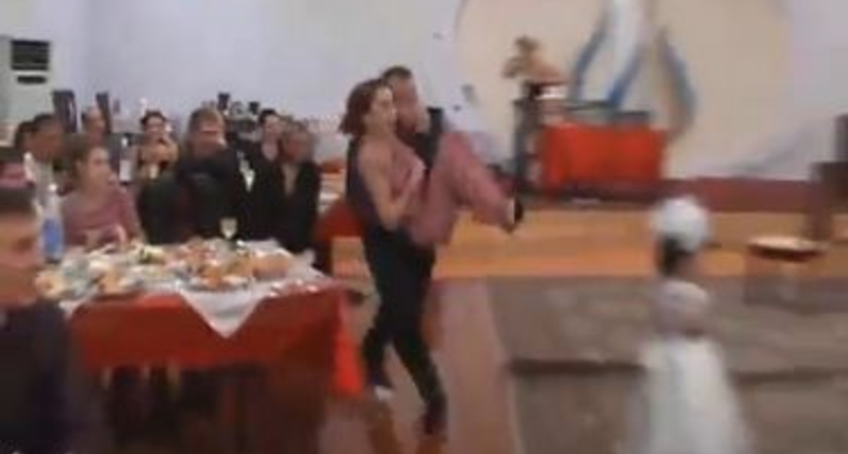 По-мужски: скользкий пол на свадьбе