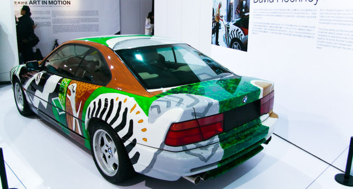 Машинки с выставки: BMW в стиле арт
