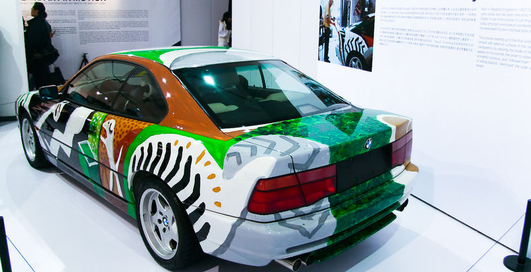 Машинки с выставки: BMW в стиле арт