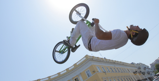 Игры эстремалов: взлеты над Одессой