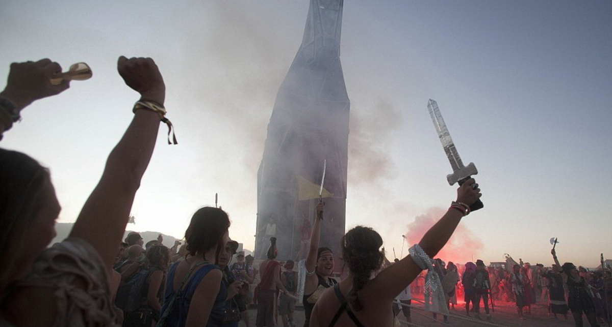 В Неваде снова сожгли мужика