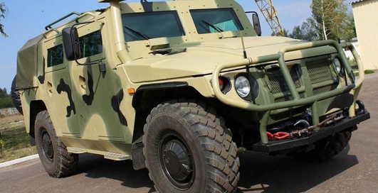Создан крутой армейский пикап