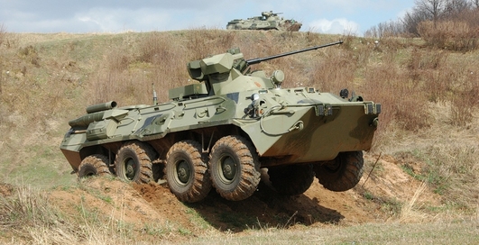 Новейшие броневики идут на Чечню