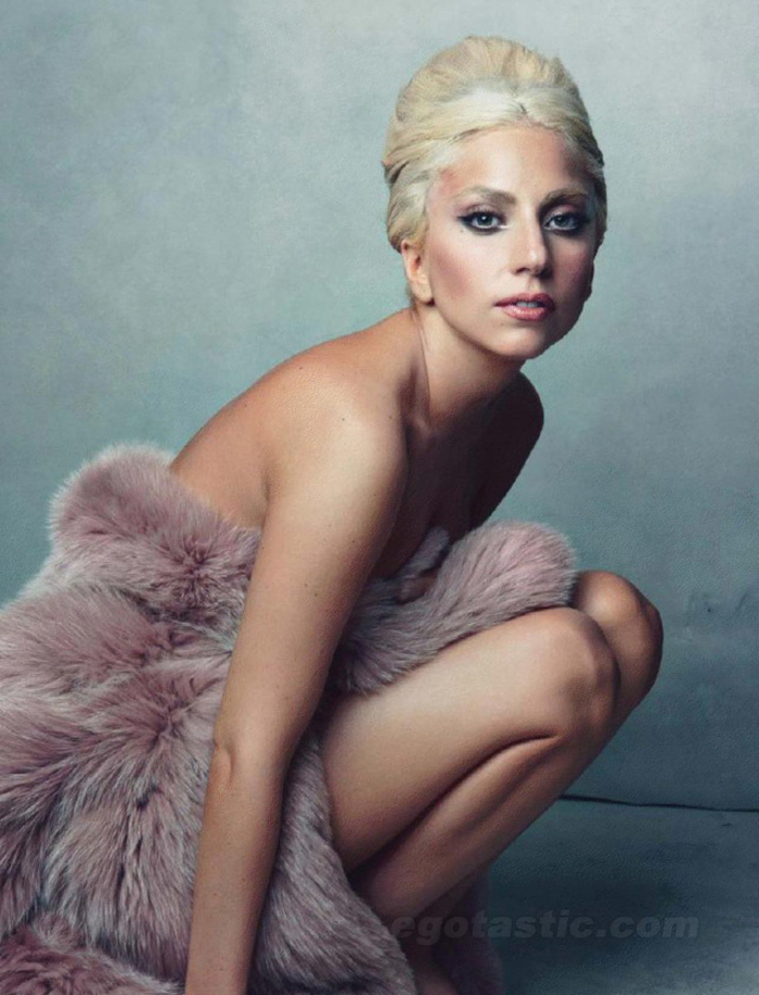 Голая Леди: Lady Gaga в Vanity Fair