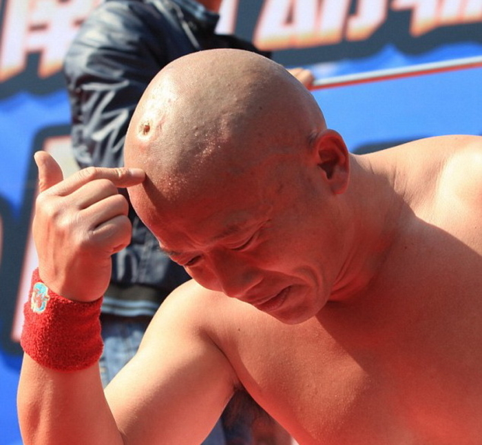 Гвоздь в голову: жесткий экстрим из Китая