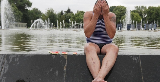 В России десантникам отключили фонтаны