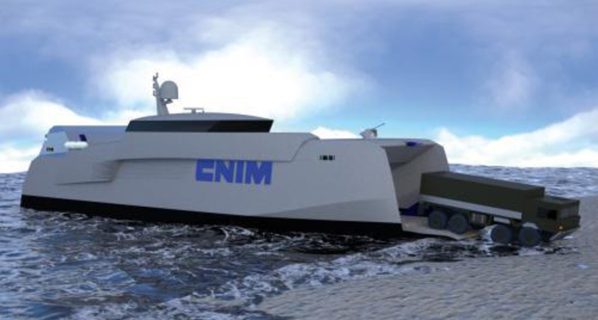 Катамаран станет транспортом десантника