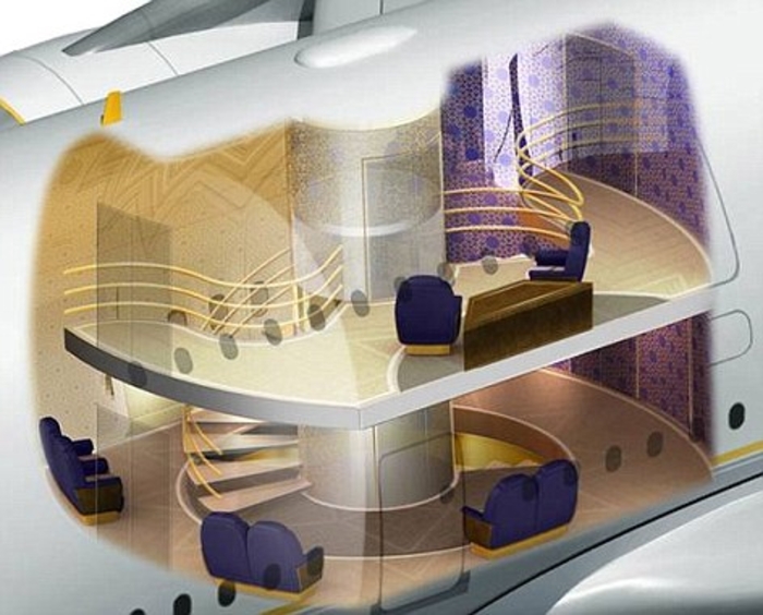 Летающий дворец: крутой А380 для принца