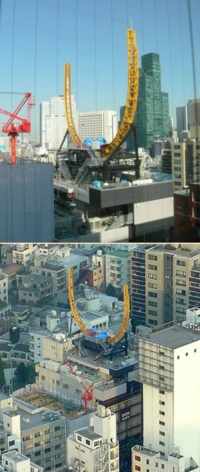 Экстрим-крышевание: 5 чокнутых аттракционов