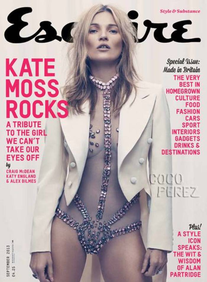 39 лет - не возраст: Кейт Мосс раздевается в Esquire