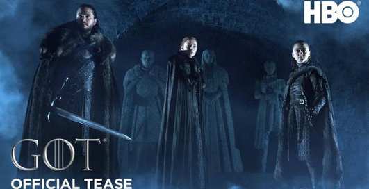 Винтерфелл и Белые Ходоки: HBO показала тизер "Игры престолов" и назвала дату выхода сериала