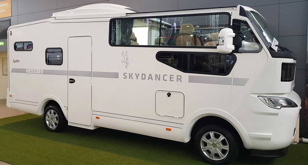 Skydancer Apero: Первый в мире автодом-кабриолет