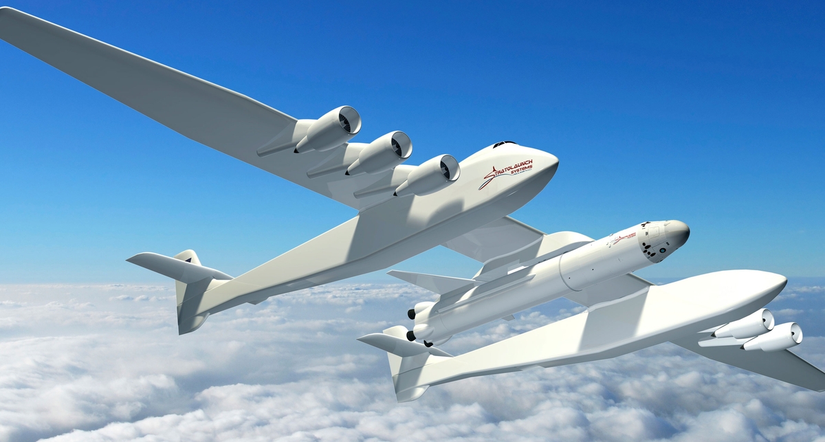 Как летает самый большой самолет в мире? Видео первого полета