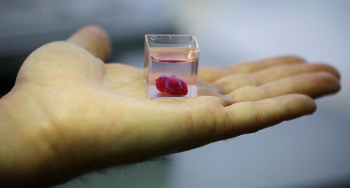 Медицина будущего: в Израиле живое сердце напечатали на 3D-принтере